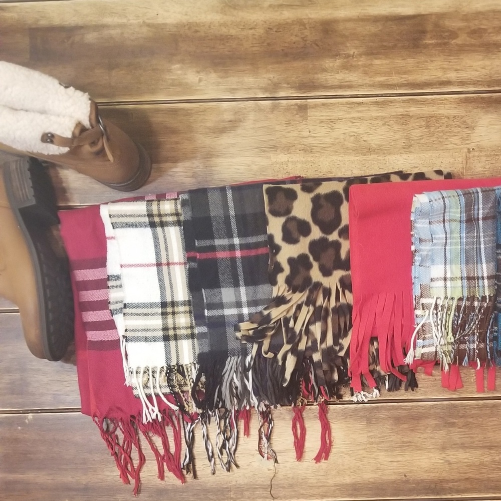 Scarves Various Brands  Sell As Lot  9 items